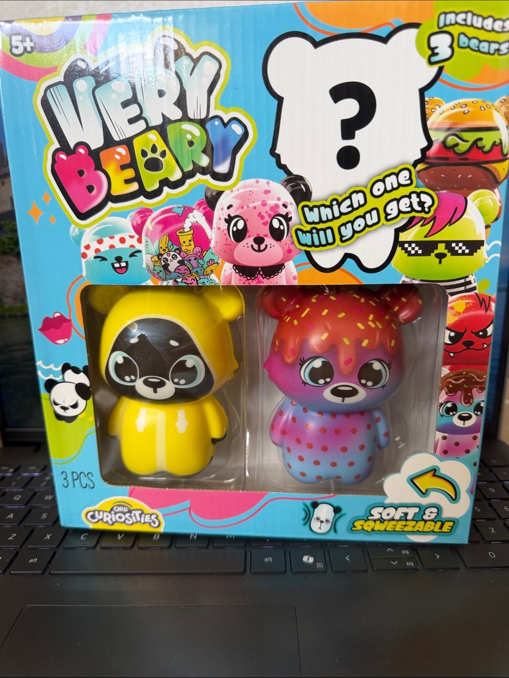 Very Beary Soft & Squeezable Mystery Bears – 3 Pack